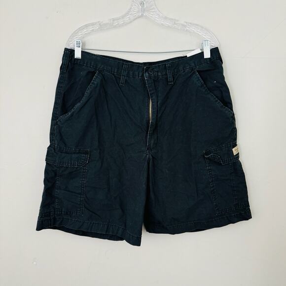 Wrangler Black Cargo Shorts Men’s Size 38 - Picture 1 of 8